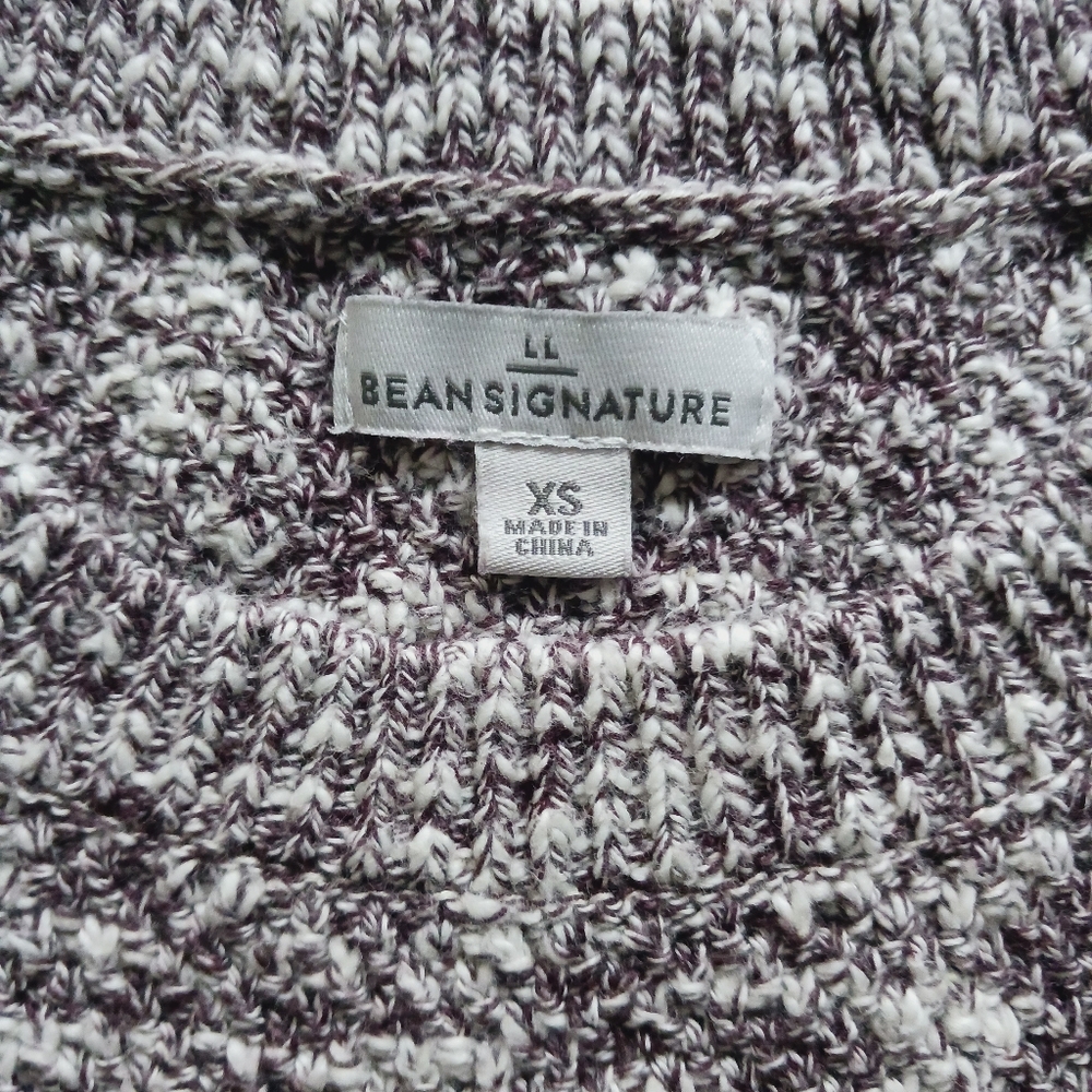 🌷 L.L. Bean Signature Cotton / Linen Ragg Knit Sweater - Picture 4 of 5